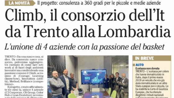 Quotidiano Adige parla di noi
